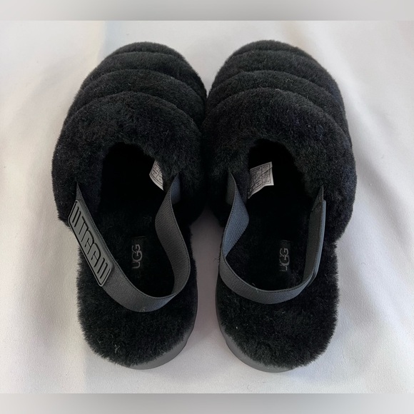 UGG  Plataform Sleepers / slides size 9 Wool Black Women’s‎ NWOB - Picture 11 of 11